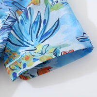 Load image into Gallery viewer, 2 Pieces Set Baby Kid Boys Print Shirts And Solid Color Shorts Wholesale 230308328
