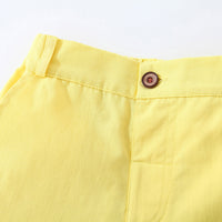 Load image into Gallery viewer, 2 Pieces Set Baby Kid Boys Print Shirts And Solid Color Shorts Wholesale 230308328
