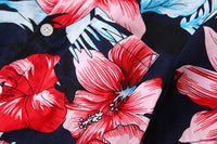 Load image into Gallery viewer, 2 Pieces Set Baby Kid Boys Flower Print Shirts And Solid Color Shorts Wholesale 230308331
