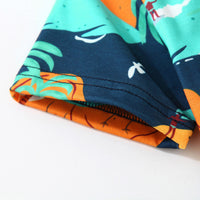 Load image into Gallery viewer, 2 Pieces Set Baby Kid Boys Tropical Shirts And Solid Color Shorts Wholesale 230308335
