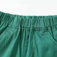 Load image into Gallery viewer, 2 Pieces Set Baby Kid Boys Tropical Shirts And Solid Color Shorts Wholesale 230308335
