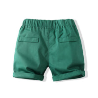 Load image into Gallery viewer, 2 Pieces Set Baby Kid Boys Tropical Shirts And Solid Color Shorts Wholesale 230308335
