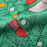 Load image into Gallery viewer, 2 Pieces Set Baby Kid Boys Birthday Party Flower Bow Print Shirts And Solid Color Shorts Wholesale 230308336
