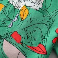 Load image into Gallery viewer, 2 Pieces Set Baby Kid Boys Birthday Party Flower Bow Print Shirts And Solid Color Shorts Wholesale 230308336
