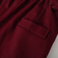 Load image into Gallery viewer, 2 Pieces Set Baby Kid Boys Birthday Party Flower Bow Print Shirts And Solid Color Shorts Wholesale 230308336
