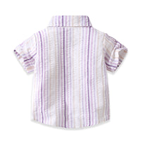 Load image into Gallery viewer, Baby Kid Boys Striped Shirts Wholesale 230308339
