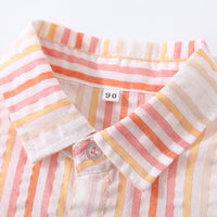 Load image into Gallery viewer, Baby Kid Boys Striped Shirts Wholesale 230308339
