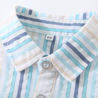 Load image into Gallery viewer, Baby Kid Boys Striped Shirts Wholesale 230308339
