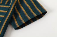 Load image into Gallery viewer, 2 Pieces Set Baby Kid Boys Birthday Party Striped Bow Shirts And Solid Color Rompers Wholesale 230308342
