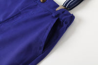 Load image into Gallery viewer, 2 Pieces Set Baby Kid Boys Birthday Party Flower Bow Print Shirts And Solid Color Rompers Wholesale 230308344
