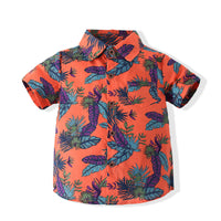 Load image into Gallery viewer, Baby Kid Boys Tropical print Shirts Wholesale 230308345
