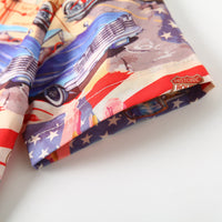 Load image into Gallery viewer, 2 Pieces Set Baby Kid Boys Car Cartoon Print Shirts And Solid Color Shorts Wholesale 230308346
