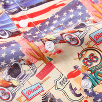 Load image into Gallery viewer, 2 Pieces Set Baby Kid Boys Car Cartoon Print Shirts And Solid Color Shorts Wholesale 230308346
