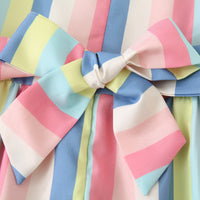 Load image into Gallery viewer, Baby Kid Girls Striped Dresses Wholesale 230308348
