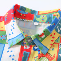 Load image into Gallery viewer, Baby Kid Boys Animals Cartoon Print Shirts Wholesale 230308349
