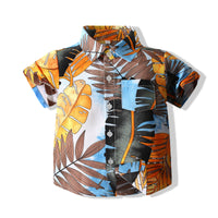 Load image into Gallery viewer, Baby Kid Boys Tropical print Shirts Wholesale 230308351
