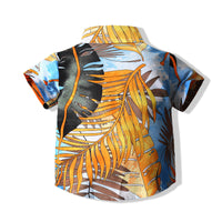 Load image into Gallery viewer, Baby Kid Boys Tropical print Shirts Wholesale 230308351
