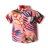 Load image into Gallery viewer, Baby Kid Boys Tropical print Shirts Wholesale 230308351
