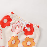Load image into Gallery viewer, 2 Pieces Set Baby Girls Flower Print Tops And Pants Wholesale 230308355
