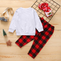 Load image into Gallery viewer, 2 Pieces Set Baby Kid Unisex Car Print Hoodies Sweatshirts And Checked Pants Wholesale 230308368
