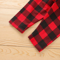 Load image into Gallery viewer, 2 Pieces Set Baby Kid Unisex Car Print Hoodies Sweatshirts And Checked Pants Wholesale 230308368
