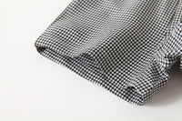 Load image into Gallery viewer, 2 Pieces Set Baby Kid Boys Bow Shirts And Checked Rompers Wholesale 230308376
