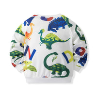 Load image into Gallery viewer, 2 Pieces Set Baby Kid Boys Dinosaur Animals Cartoon Print Hoodies Sweatshirts And Pants Wholesale 230308386
