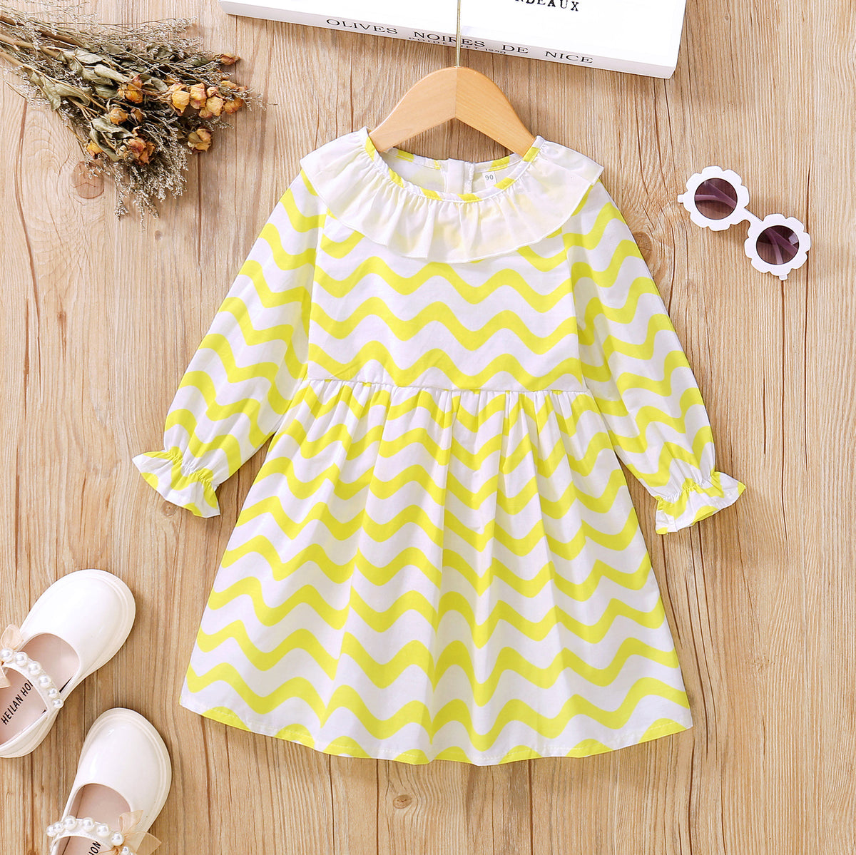 Baby Kid Girls Striped Dresses Wholesale 230308391