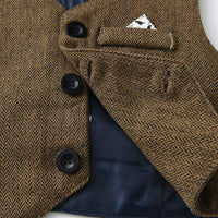 Load image into Gallery viewer, 3 Pieces Set Baby Kid Boys Dressy Bow Shirts Solid Color Vests Waistcoats And Pants Wholesale 230308400
