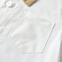 Load image into Gallery viewer, 2 Pieces Set Baby Kid Boys Dressy Bow Shirts And Solid Color Jumpsuits Wholesale 230308401
