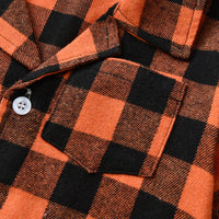 Load image into Gallery viewer, 2 Pieces Set Baby Kid Unisex Checked Tops And Pants Wholesale 230308404
