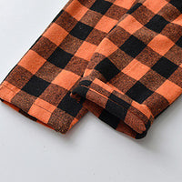 Load image into Gallery viewer, 2 Pieces Set Baby Kid Unisex Checked Tops And Pants Wholesale 230308404
