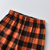 Load image into Gallery viewer, 2 Pieces Set Baby Kid Unisex Checked Tops And Pants Wholesale 230308404
