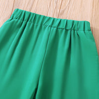 Load image into Gallery viewer, 2 Pieces Set Baby Kid Girls Solid Color Tank Tops And Pants Wholesale 230308406
