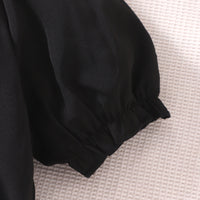 Load image into Gallery viewer, 2 Pieces Set Baby Kid Girls Solid Color Tops And Striped Shorts Wholesale 230308427
