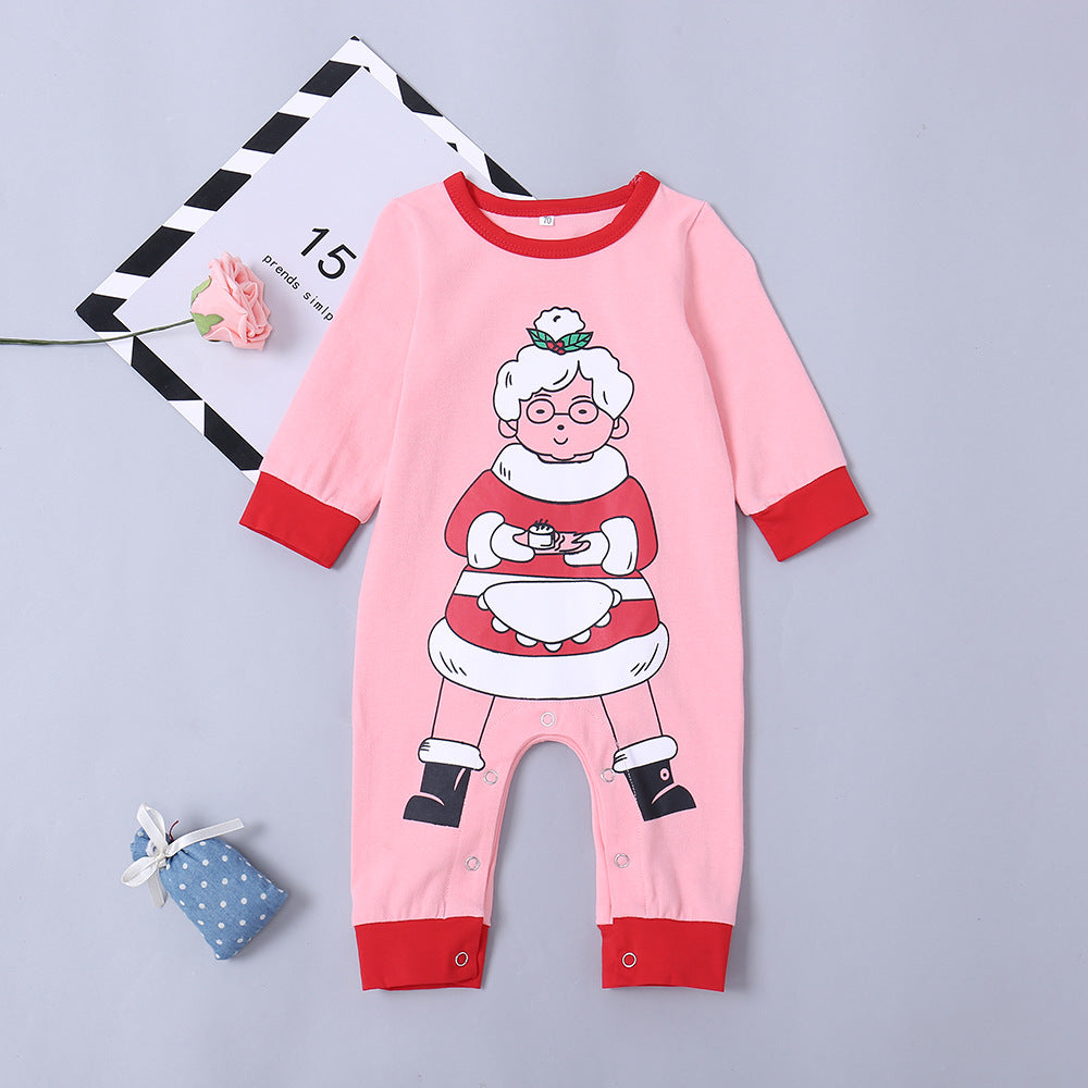 Baby Girls Cartoon Print Jumpsuits Wholesale 23030846