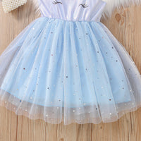 Load image into Gallery viewer, Baby Kid Girls Flower Star Print Dresses Wholesale 230308496
