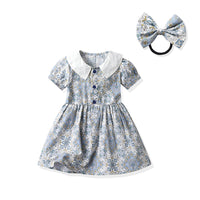 Load image into Gallery viewer, 2 Pieces Set Baby Kid Boys Bow Shirts And Solid Color Shorts Wholesale 230308498

