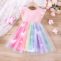 Load image into Gallery viewer, Baby Kid Girls Animals Cartoon Print Dresses Wholesale 230308510
