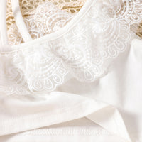 Load image into Gallery viewer, 2 Pieces Set Baby Kid Girls Solid Color Tank Tops And Print Ribbon Pants Wholesale 230308521
