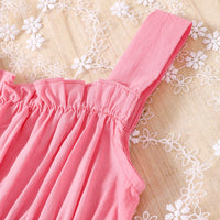 Load image into Gallery viewer, Baby Kid Girls Solid Color Dresses Wholesale 230308553
