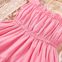 Load image into Gallery viewer, Baby Kid Girls Solid Color Dresses Wholesale 230308553
