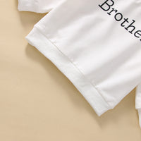 Load image into Gallery viewer, 2 Pieces Set Baby Kid Boys Letters Tops And Solid Color Pants Wholesale 230308579
