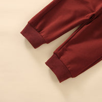 Load image into Gallery viewer, 2 Pieces Set Baby Kid Boys Letters Tops And Solid Color Pants Wholesale 230308579
