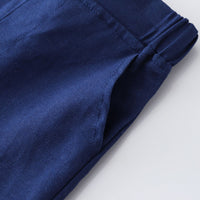 Load image into Gallery viewer, 2 Pieces Set Baby Kid Boys Dressy Checked Bow Shirts And Solid Color Shorts Wholesale 230308587
