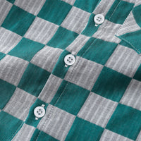 Load image into Gallery viewer, 2 Pieces Set Baby Kid Boys Dressy Checked Bow Shirts And Solid Color Shorts Suits Wholesale 230308596
