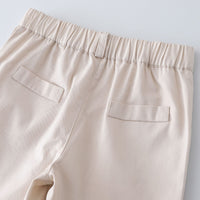 Load image into Gallery viewer, 2 Pieces Set Baby Kid Boys Dressy Checked Bow Shirts And Solid Color Shorts Suits Wholesale 230308596
