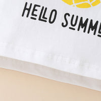 Load image into Gallery viewer, 2 Pieces Set Baby Kid Boys Letters Fruit Tank Tops And Shorts Wholesale 230308627
