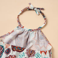 Load image into Gallery viewer, 2 Pieces Set Baby Kid Girls Cartoon Print Tank Tops And Pants Wholesale 230308634
