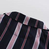 Load image into Gallery viewer, 2 Pieces Set Baby Boys Striped Shirts And Solid Color Shorts Wholesale 23030869
